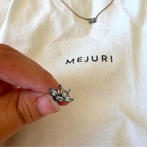 Mejuri Aquamarine Layered Necklace and Earrings Set